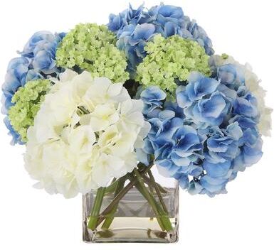 Uttermost Providence Hydrangea Bouquet - 16.5 W x 12.5 H x 16.5 D (inches)
