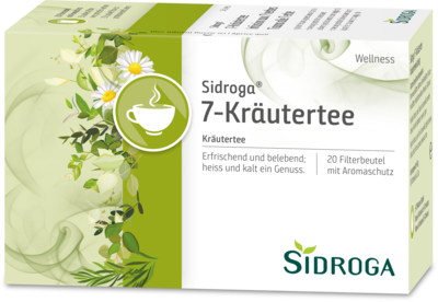 Uriach Germany GmbH SIDROGA Wellness 7-Kräutertee Filterbeutel 20X2.0 g 04103636