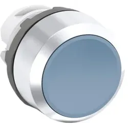 ABB MP1-20L Drucktaster, blau, flach-tastend, Frontring, Kunststoff verchromt nicht beleuchtbar 1SFA611100R2004