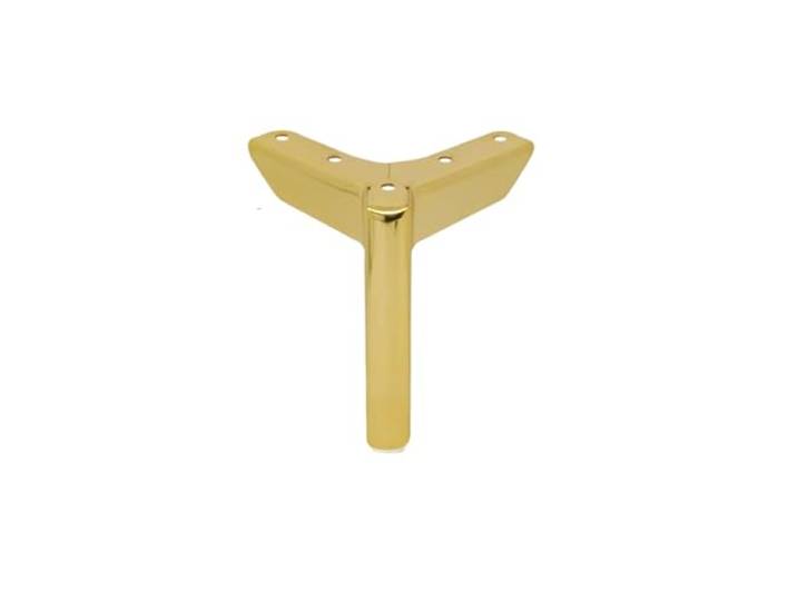 Bettstützfüße 4 Stück TV-Schrank-Stützfüße aus Metall, Bett-Schrank-Beine Möbelsäule, vielseitig einsetzbar, langlebiges Metall(Gold 12cm 4pcs)