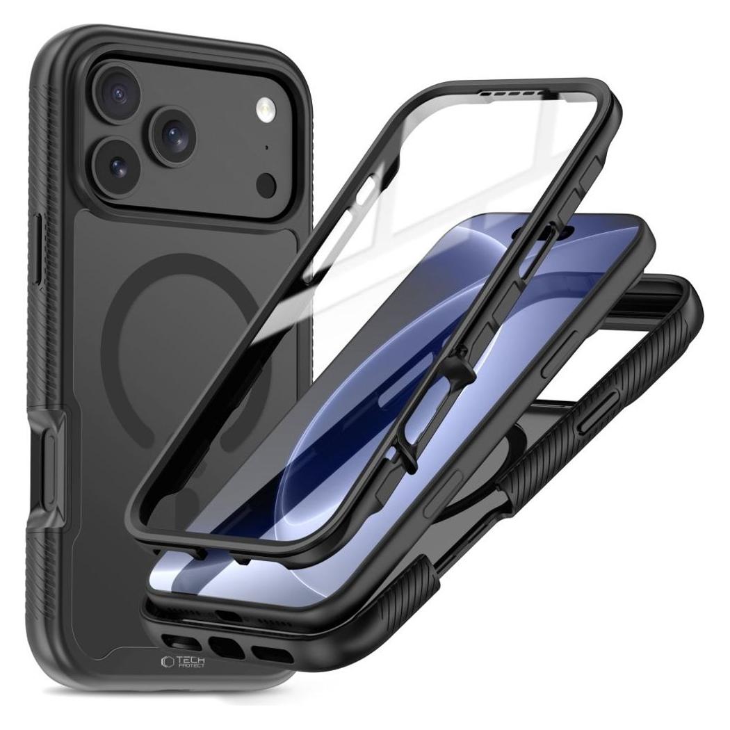Tech-Protect Defense Magsafe do iPhone 17 Pro Max / 18 Pro Max matte black (Apple iPhone 17 Pro Max, Apple iPhone 18 Pro Max) (5906302325504)