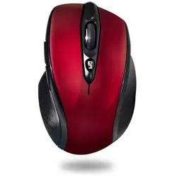 Advance S-SHAPE-RE Maus rechts RF Wireless Optisch 1000 DPI (Kabellos), Maus, Schwarz, Rot