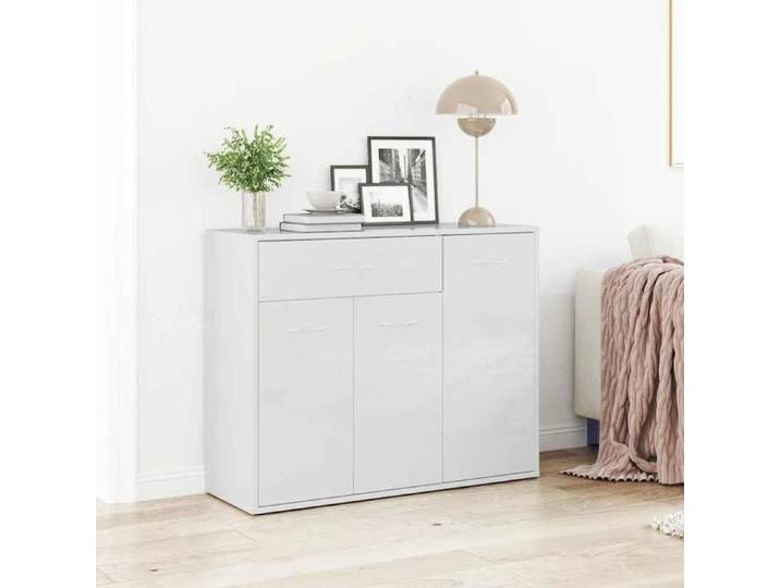 (Blanc) Buffet bahut - Buffet Enfilade Blanc brillant 88x30x70 cm bois ingénierie 111270