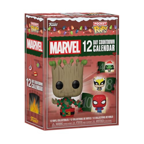 Funko Marvel Comics Advent Kalender met 12 Verzamelbare Vinyl Minifiguren