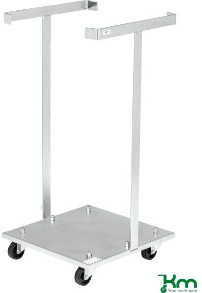 Kongamek Affaldsvogn 60 Liter, Krom