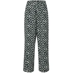 Tchibo - Schlupfhose in Crinkle-Optik - Damen - Gr. 38 - dunkelgrün