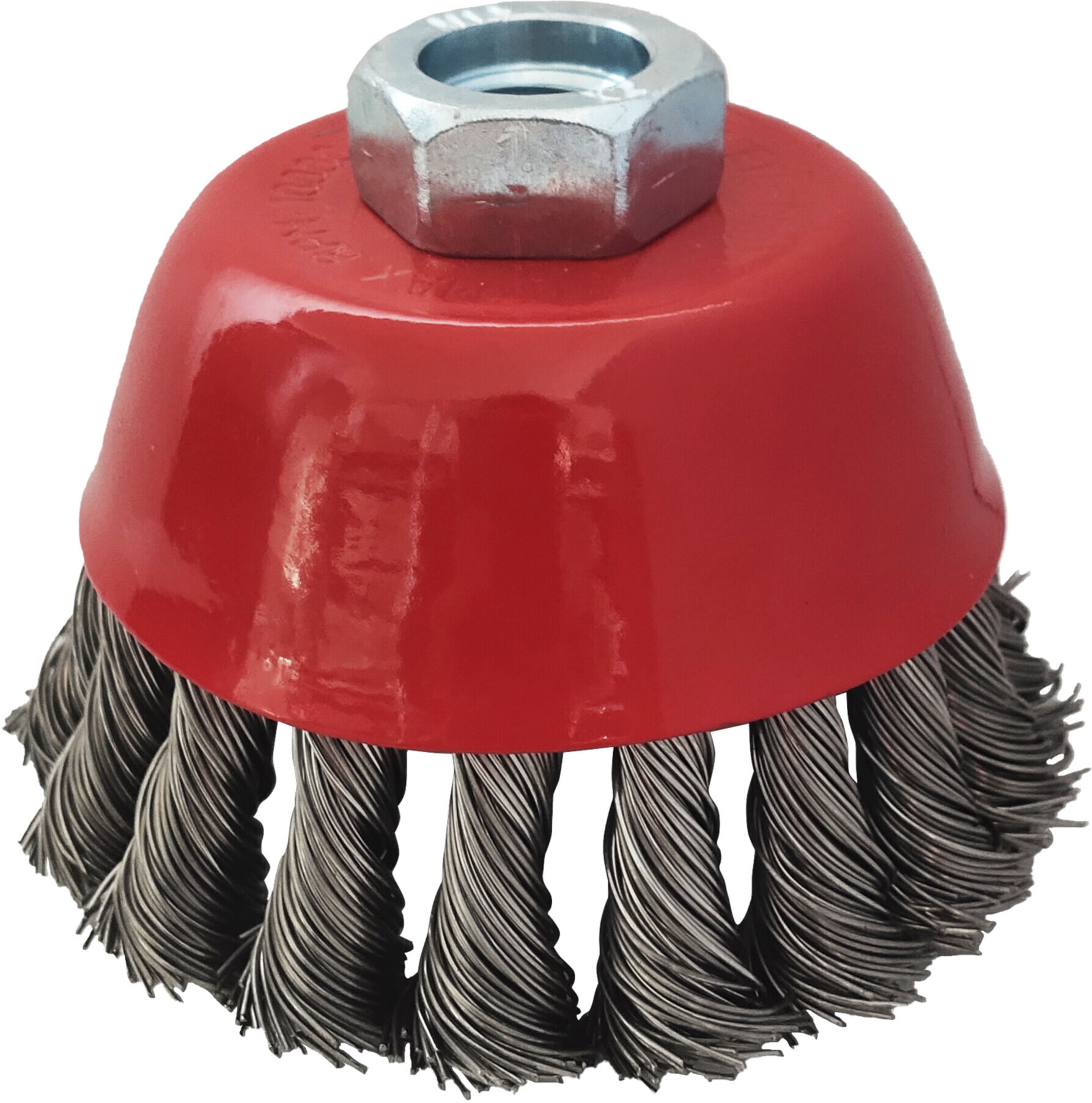 KS Tools Rostfreie Stahldrahttopfbürste 0,5mm, Ø 90mm (340.0027)