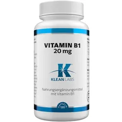 Vitamin B1 20 Mg Klean Labs Kapseln 120 St