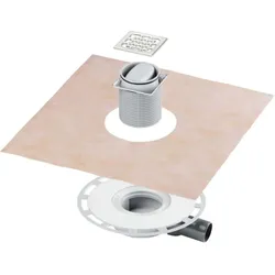 Viega Advantix Badablauf 583231 Aufsatz mit Rahmen aus Kunststoff, DN 50, geruchsicher