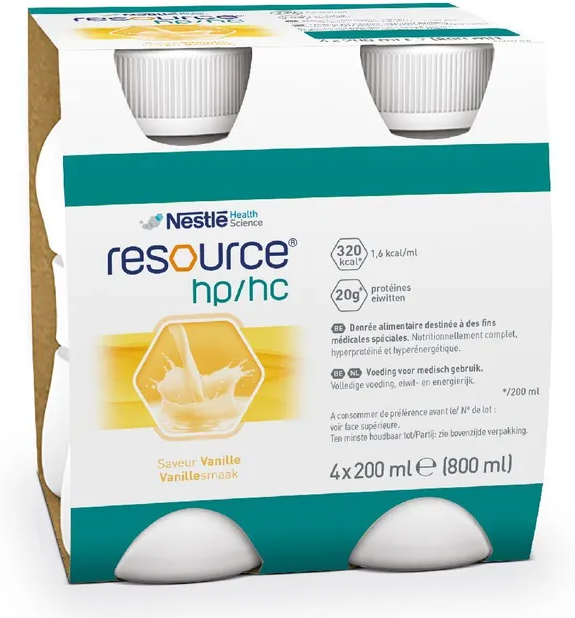 NESTLE' IT.SpA(HEALTHCARE NU.) Nestlé, Resource HP/HC Vaniglia, 4 x 200 ml