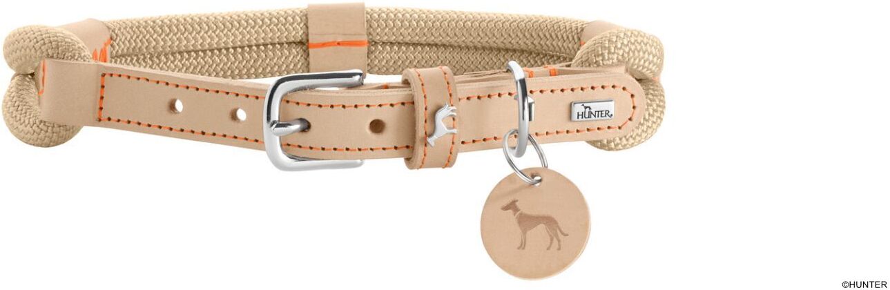 DOG SPORT HUNTER Halsband Malia S (45), beige/natur