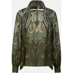 Bluse mit Paisley-Muster 583-olive patterned 36
