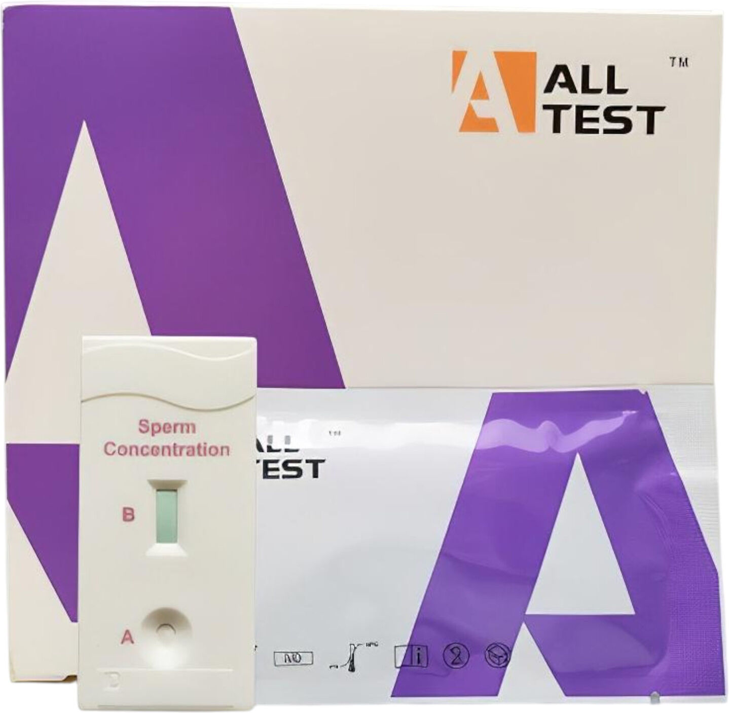 Alltest Sædkoncentration Hurtigtest Til Hjemmebrug (2 Stk.)
