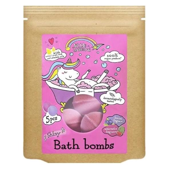 little unicorn Kleine Einhornbadbälle, 5 x 50 g (Badekugeln, 50 g) (40740388)