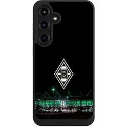 Nivocase Handyhülle für Samsung Galaxy S25+ Hülle NIVOpure Case Schwarz Borussia Mönchengladbach (Samsung Galaxy S25+), Smartphone Hülle, Schwarz