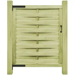 vidaXL Gartentor Imprägniertes Kiefernholz 100x125 cm Grün