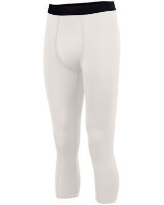Augusta Sportswear AG2618 Hyperform Compression Tight in White size Small   Polyester Blend 2618
