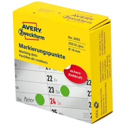 Avery, Etiketten, Markierungspunkte