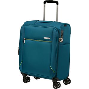 Samsonite Koffer Base Breeze Spinner exp. petrolblau, Weichschale, 4 Rollen, 39 Liter, 40 x 55 x 23cm