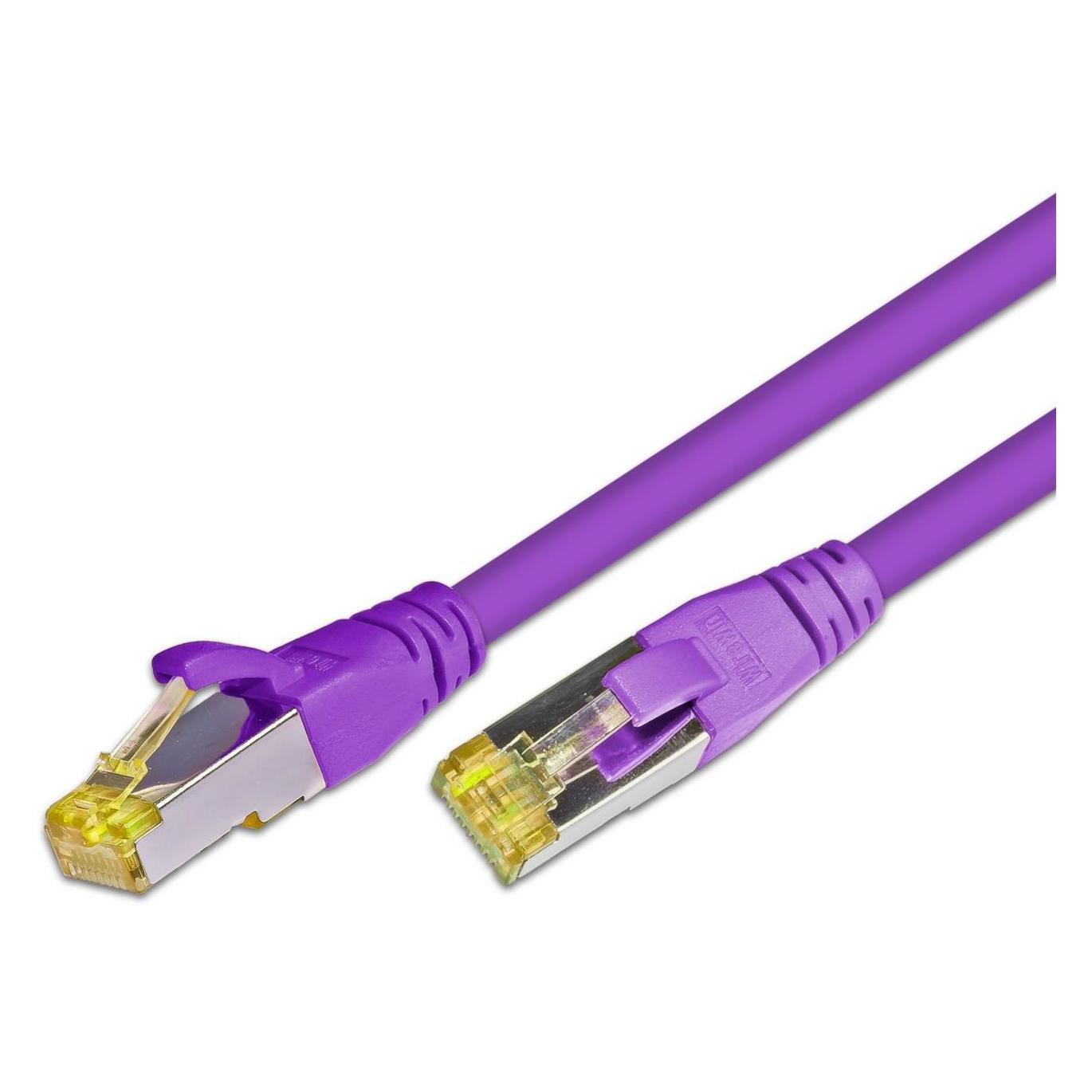 Wirewin Patchkabel: S/FTP, 15m, violett (S/FTP, CAT6a, 15 m) (PKW-PIMF-KAT6A 15.0 VI)