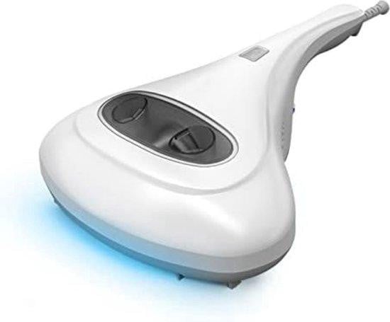 Matrasreiniger met UV-C licht en wasbaar HEPA-filter in het wit