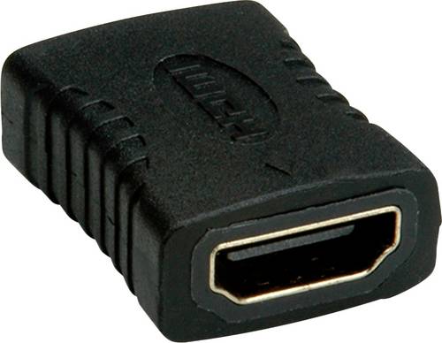 Roline 12.03.3151 Adapter [1x HDMI-Buchse - 1x HDMI-Buchse] Schwarz