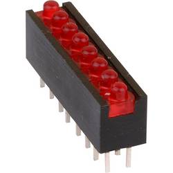 Mentor Mehrfach LED-Anzeige Z.2080G LED-Baustein 9.85 mm Grün 2 mm 17 mcd 20 mA 2.2 V S=8-Fach, RM=2,54