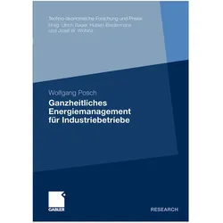 Ganzheitliches Energiemanagement für Industriebetriebe, Fachbücher von Wolfgang Posch