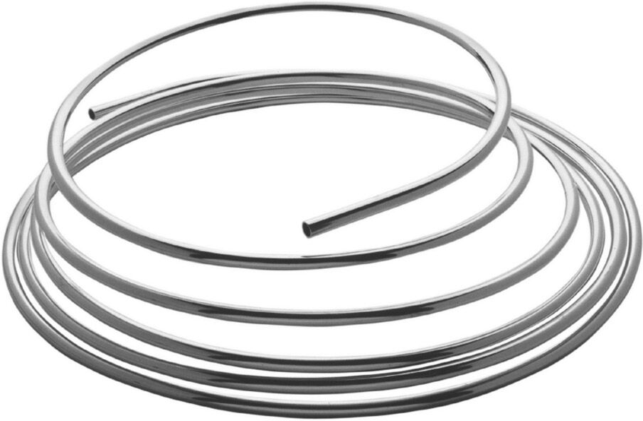 ASW Kupferrohr 450809 8 mm, en rouleaux de 5 mètres, chromé