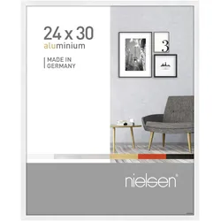 Nielsen Bilderrahmen Pixel Aluminium Weiß glanz / 24 x 30