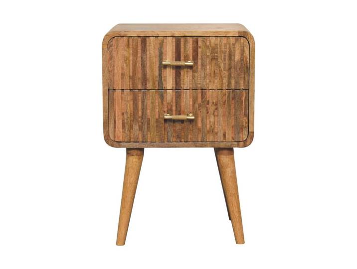 NACHTTISCH T-Bar Riffel, beige