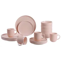 Kombiservice Lia 16tlg. Porzellan Rosa