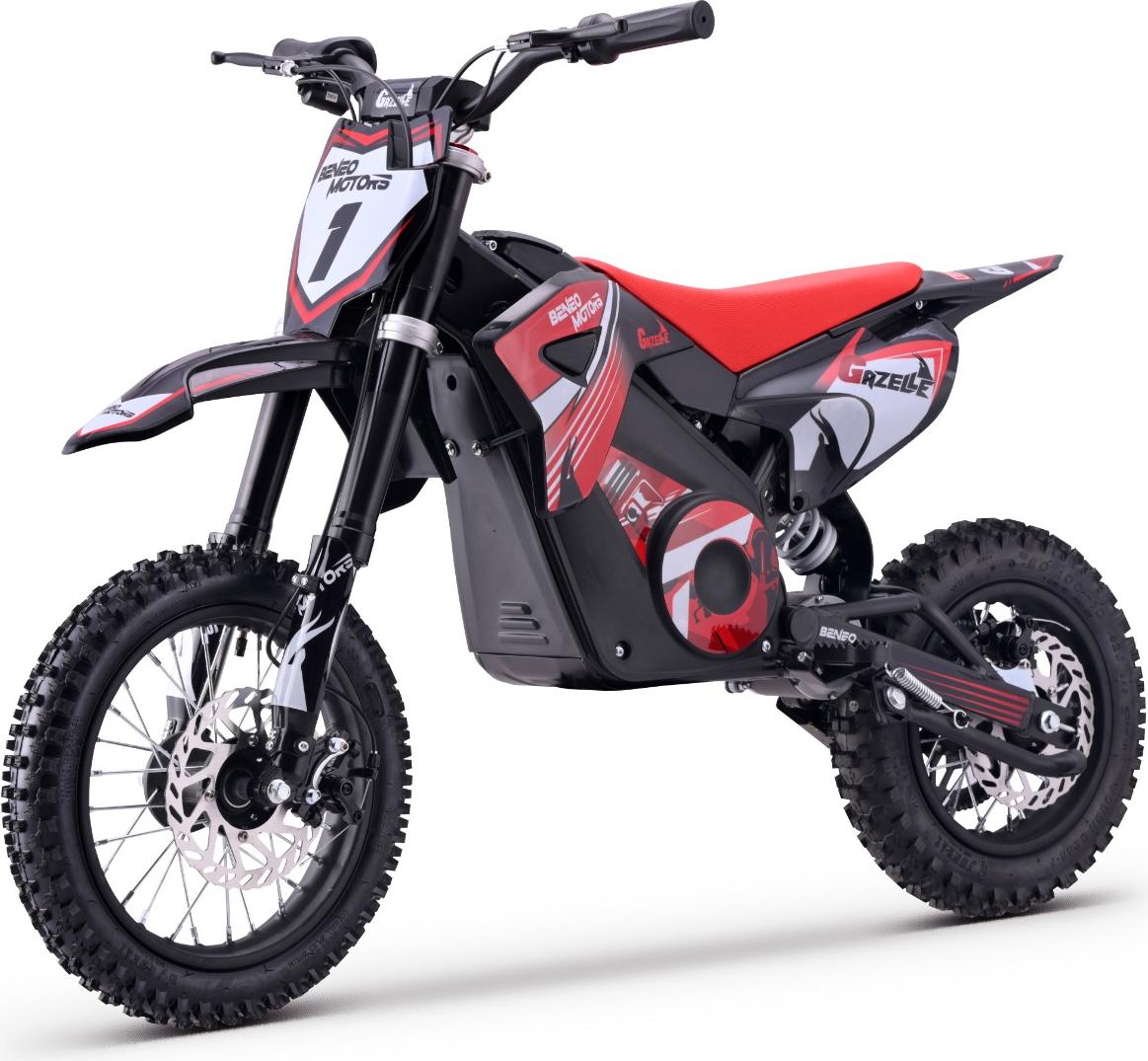 Elektrisches Dirtbike für Kinder Beneo Motors Gazelle Rot - 1000W