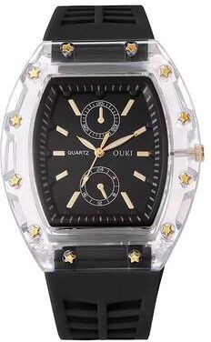 Friendly Fresh Finds Fashion Women's Quartz Watch With Casual Silicone Strap Perfect Gift For Girls black