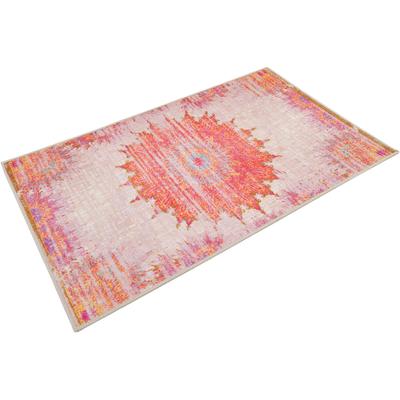 Badematte WECON HOME "Sleepwalker", bunt, H:6mm, Polyester, Badematten, Badematte, Vintage Orient Stil, Badezimmerteppich, waschbar
