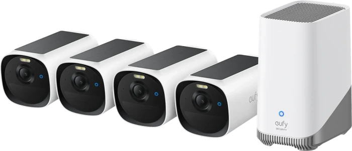 Eufy E40 (4er-Set + HomeBase 3) 2K weiß