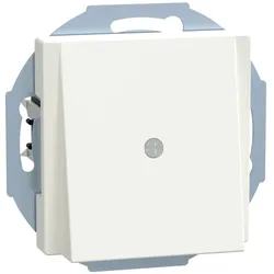 Merten 296319 Zentralplatte Leitungsauslass, polarweiß glänzend, System M