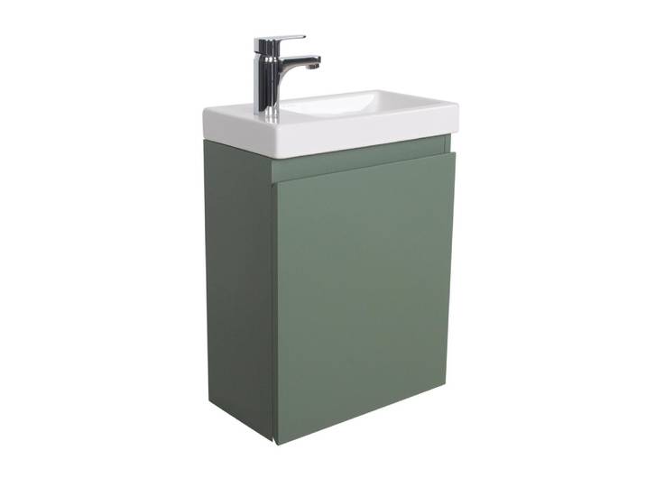 Meuble lave-mains + robinet noir