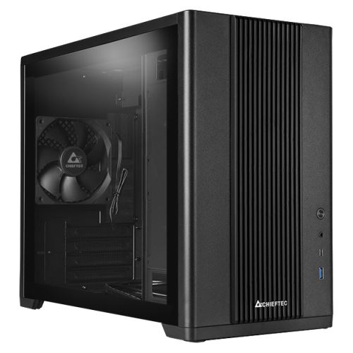 Chieftec BX-Mesh BX-10BM Mini Tower ohne Netzteil schwarz