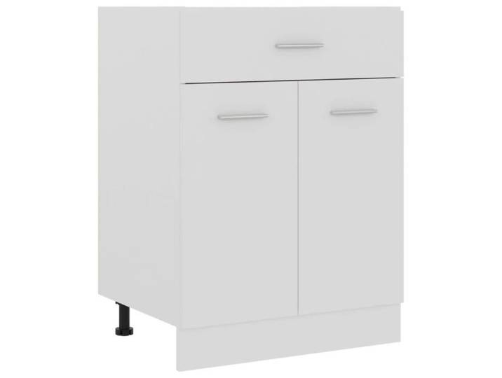 oVsky Armoire de cuisine Blanc 60x46x81 5 cm Aggloméré A