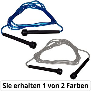 Best-Sporting Springseil 61307, Kunststoffseil, 280 cm, farbig sortiert, mit Kunststoffgriffen