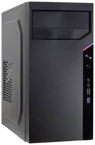 Inter-Tech IT-6505 Retro Micro-Tower PC-Gehäuse Schwarz