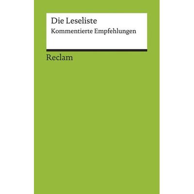 Die Leseliste, Taschenbuch von , Reclam, Philipp