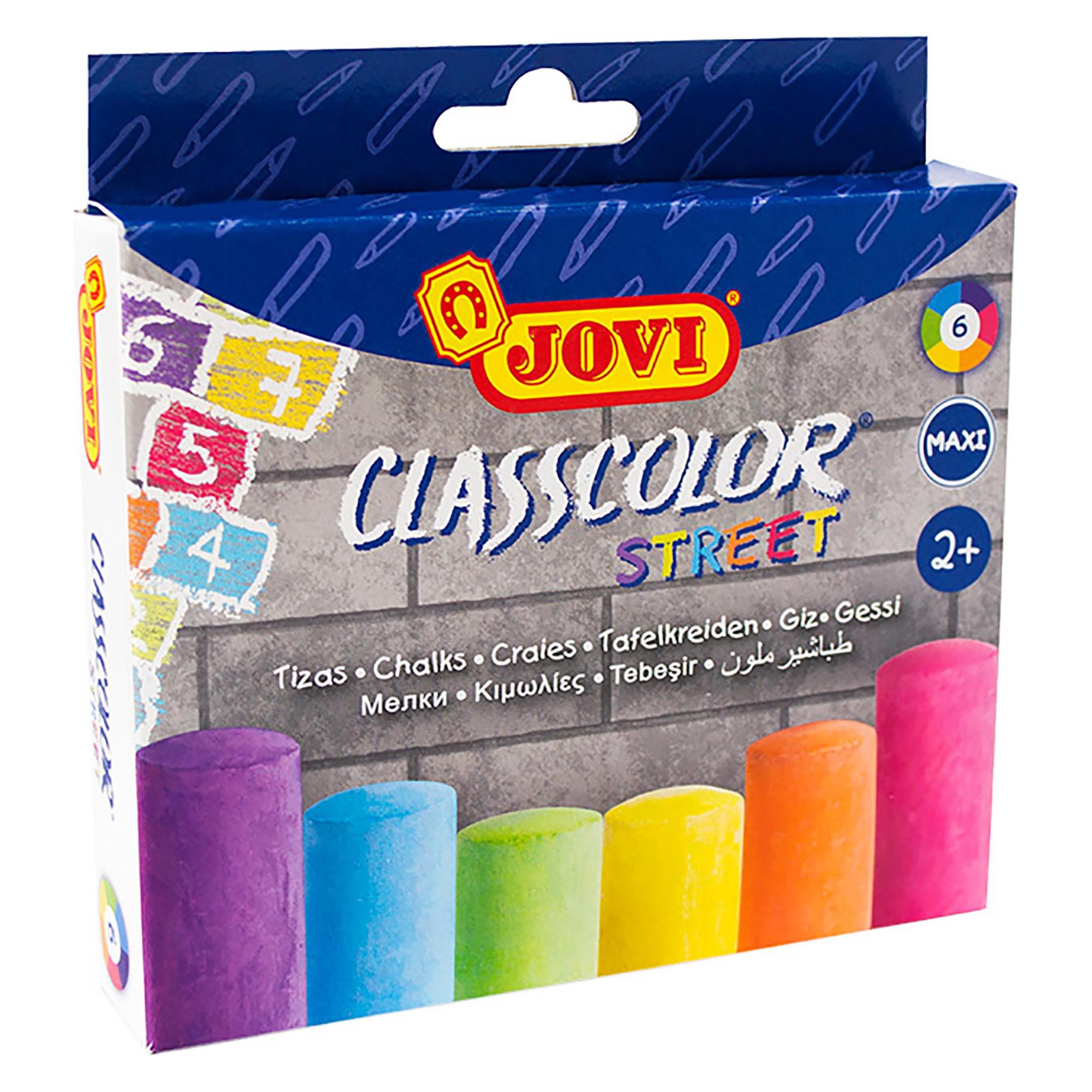 Jovi Street Chalks Strassenmalkreide farbsortiert 6 St. (6x) (1030)