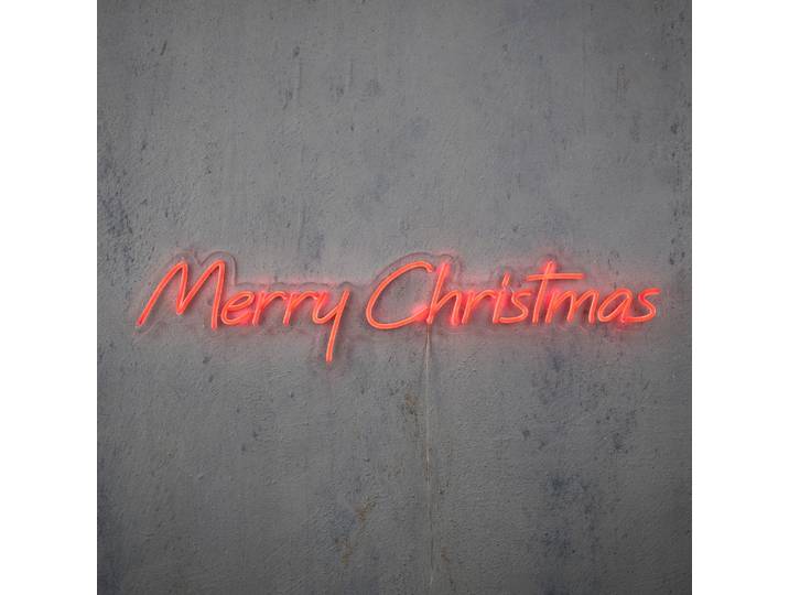 Lampe murale de Noël néon rouge - Joyeux Noël