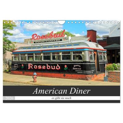 American Diner - es gibt sie noch (Wandkalender 2026 DIN A4 quer), CALVENDO Monatskalender