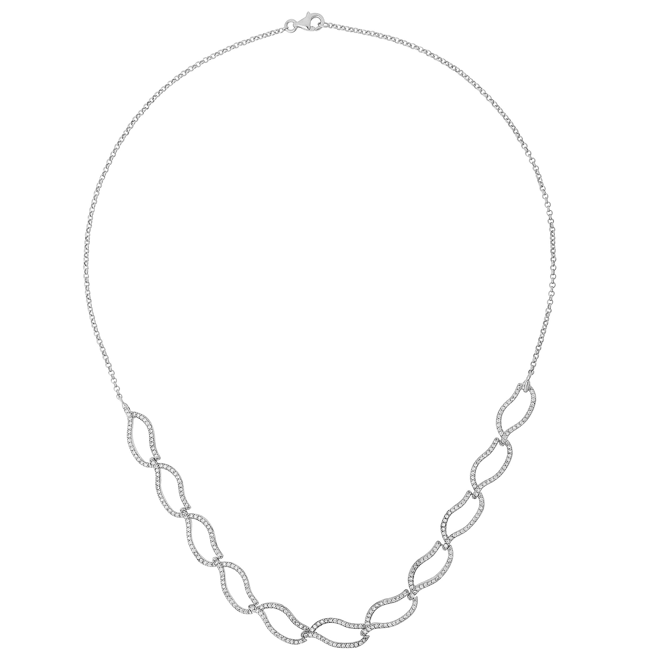 Orphelia Dames 925 Sterling Zilveren Ketting - Zilver ZK-2795