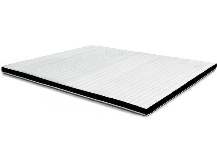 Topper II Viscoschaum, 8 cm, 7-Zonen, mit schwarzem Mesh, 180