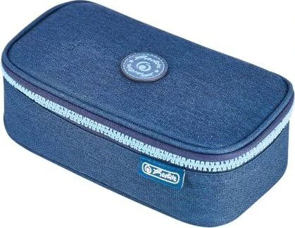 herlitz Schlampermäppchen beatBox ABC blau/türkis, 22,5 x 12,0 cm