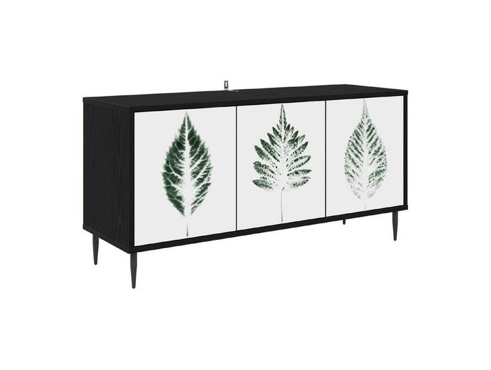 vidaXL TV-Schrank TV-Schrank HANAU 102 x 33 x 51 cm Schwarz Eichen-Optik (1-St)